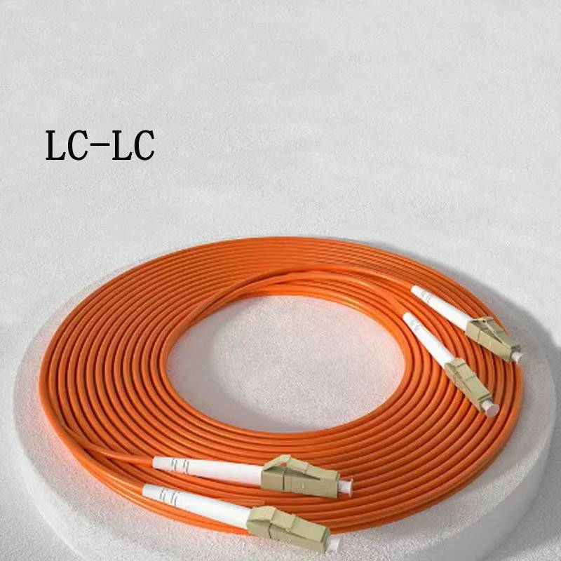 LC-LCCarrier-grade multi-mode dual-core fiber jumper Different joints can be customized