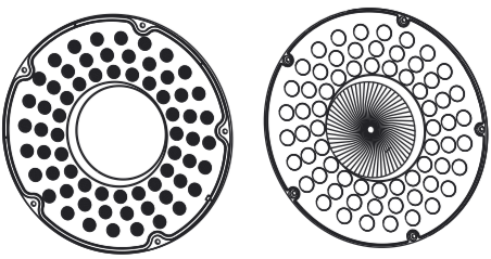 280mm 60 Degree 66 In 1 High Bay Light Lens Optics Lighting