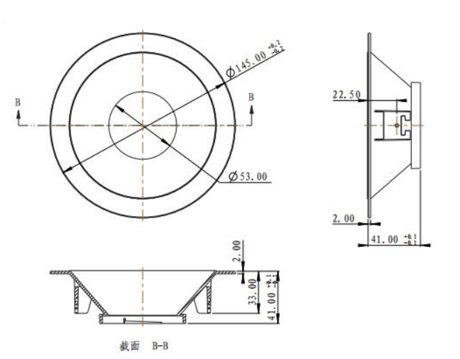 3030 59mm 80 Degree Led Lens For Downlight Lighting Accessories