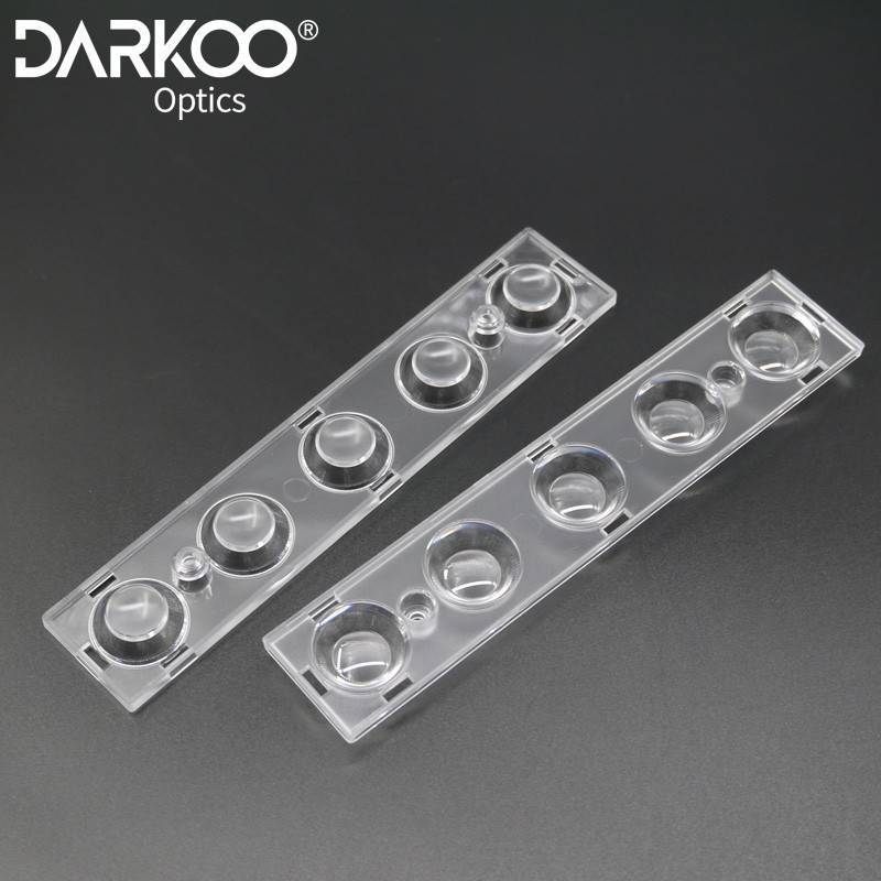 3030 5050 149mm 80degree Office Lighting Lens Plastic Lenses For Light Fixtures