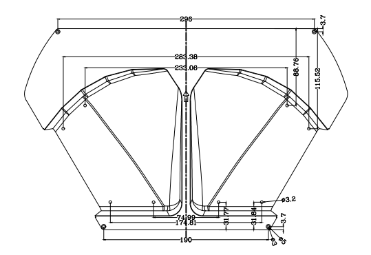 3030 2835 Street Light Reflector Plastic Led Reflector