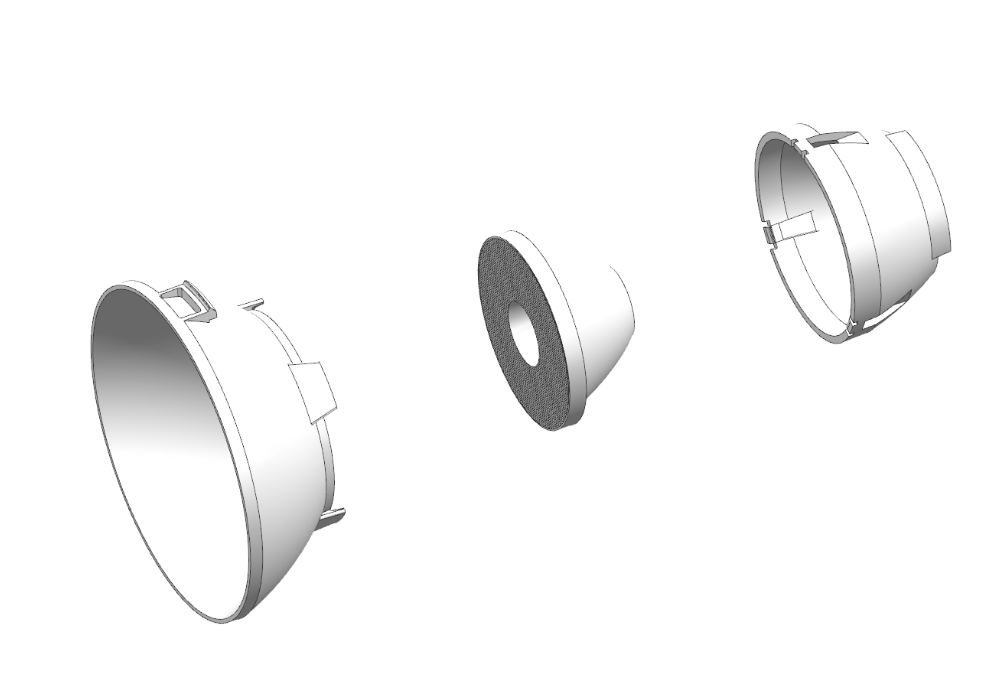 CXA1507 35mm 36 Degree Pmma Chu Series Lens Led Light Lens