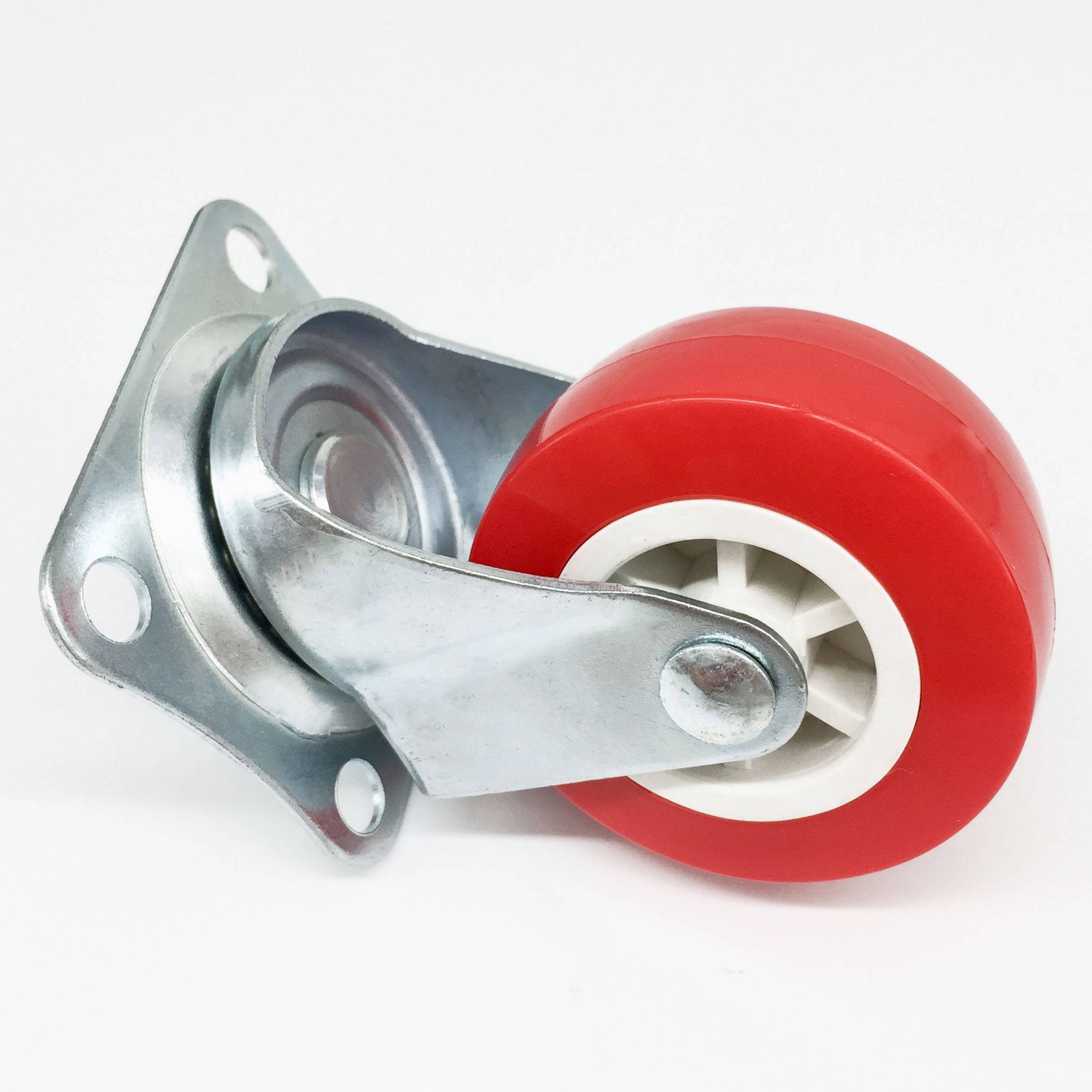 Red heavy duty good quality casters factory wholesale