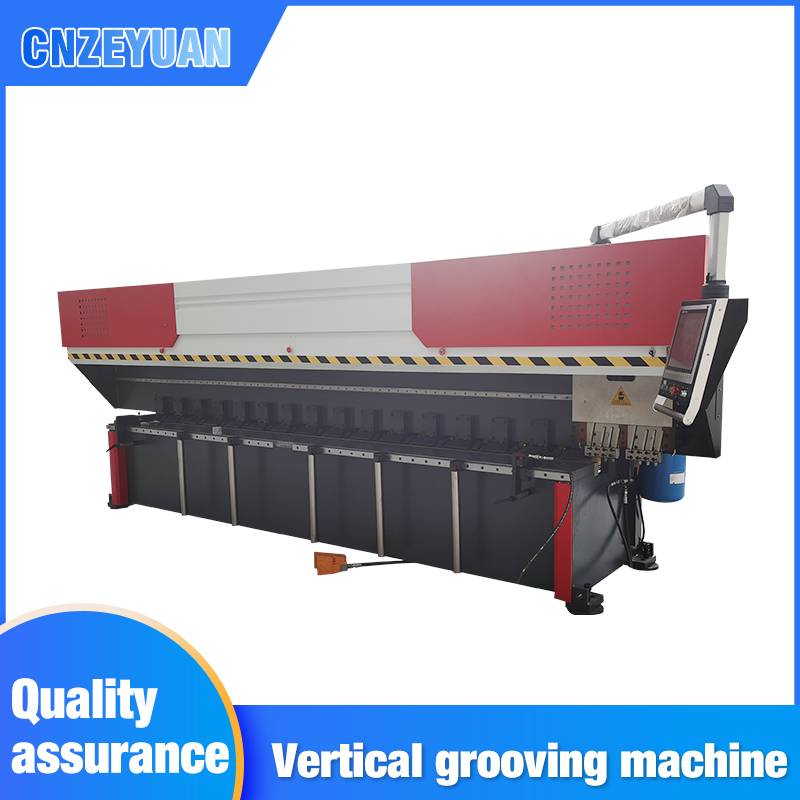 Vertical grooving machine