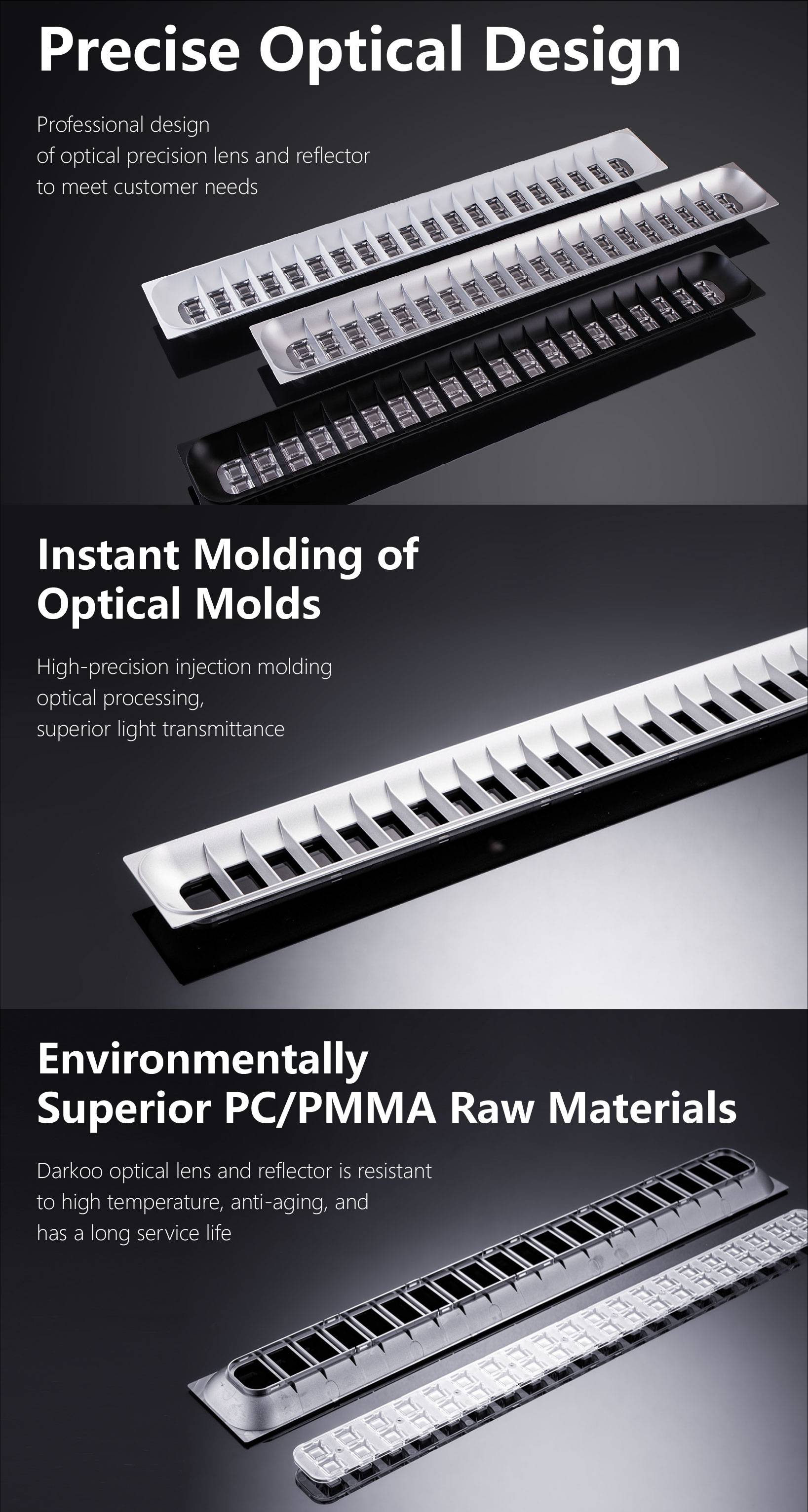 linear optic lenses