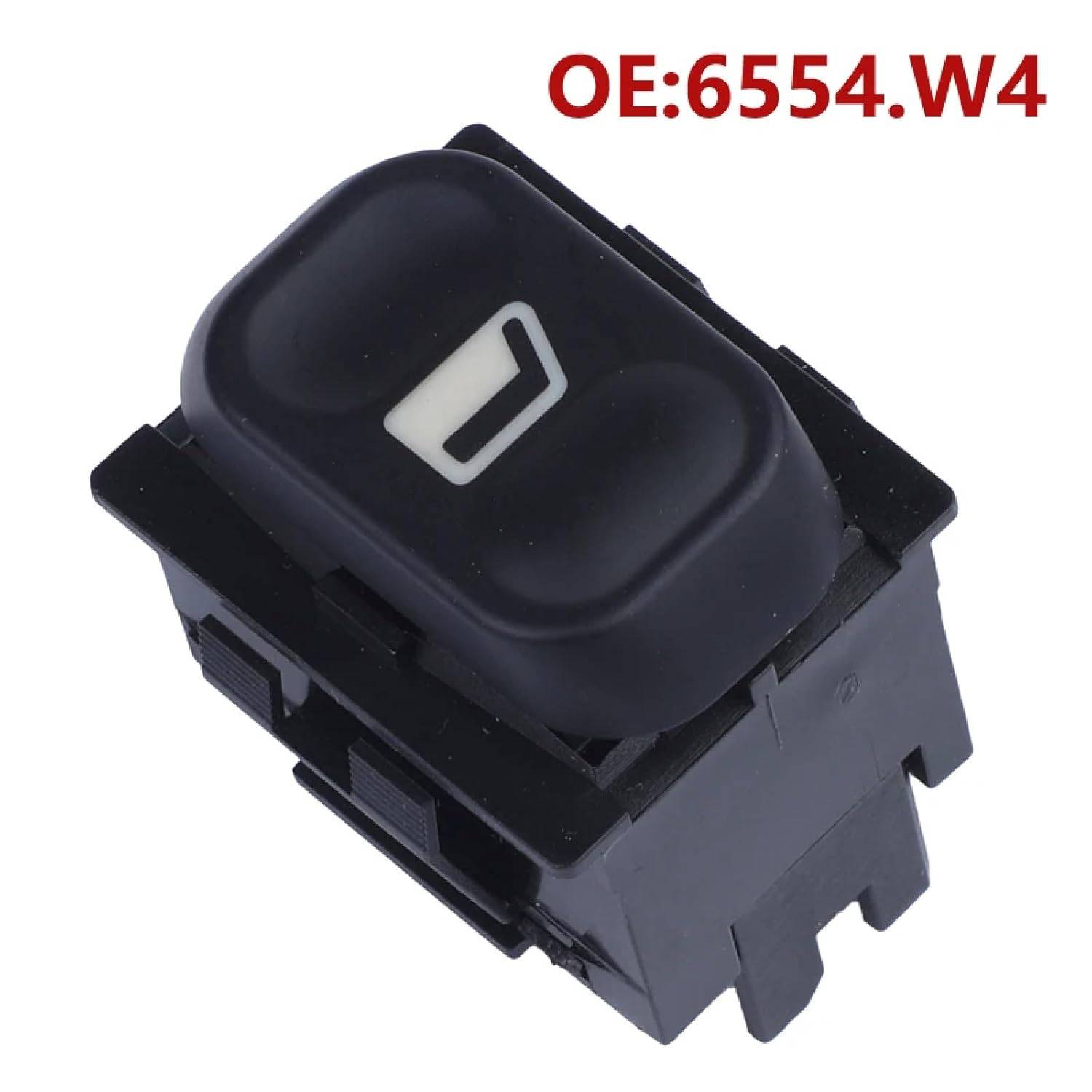 IDO Power Window Switch 6554.W4 6554W4 Passenger Side Window Control Switch Button for Citroen Berlingo 2000-2007 6552.AR 6552AR