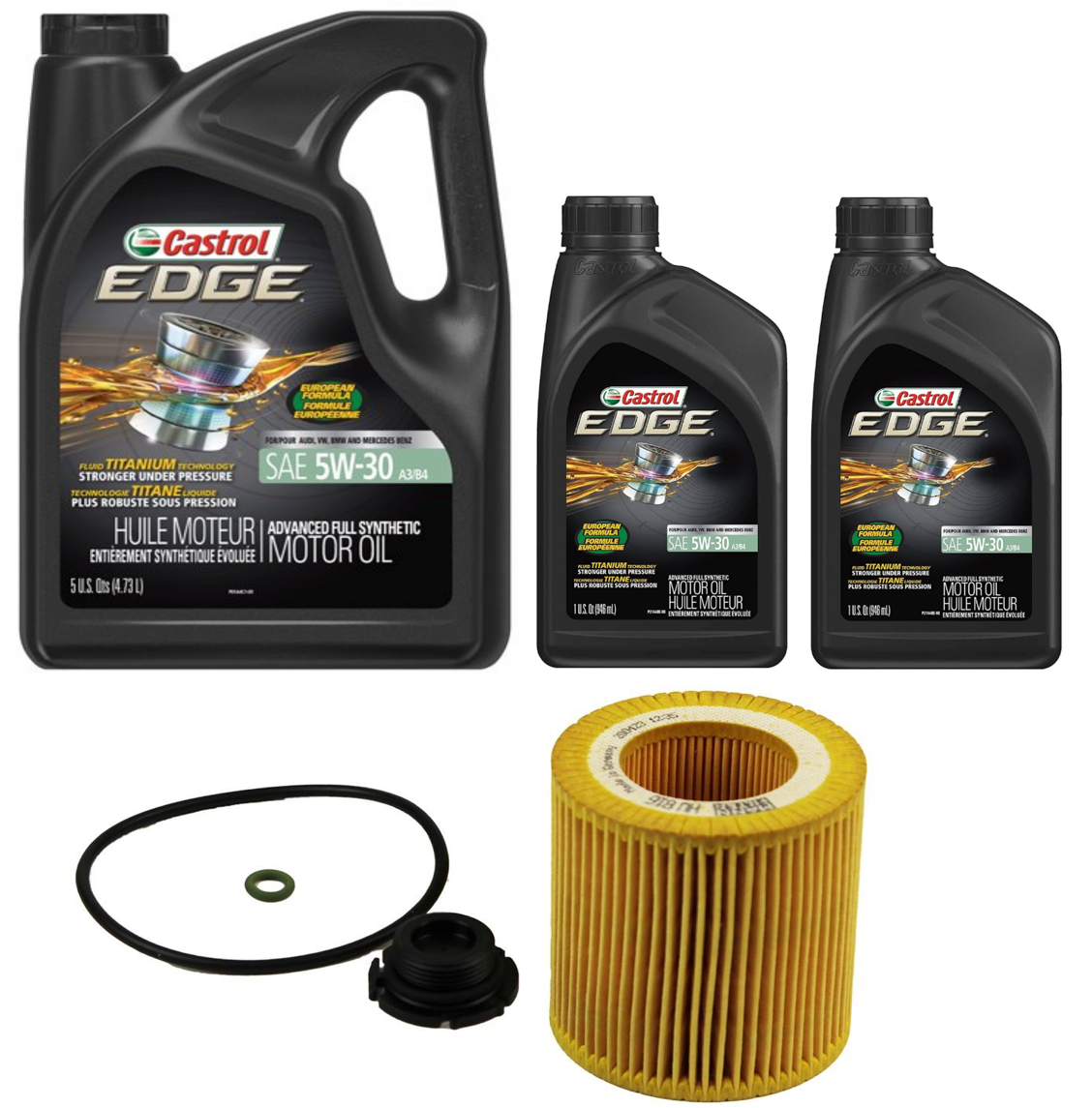 BMW F32 4-Series Oil Filter Service Kit By Castrol