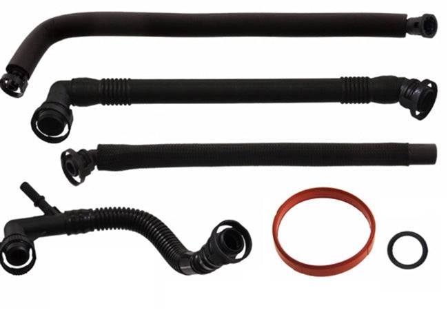 BMW X5 Crankcase Ventilation Valve Hose Kit Aftermarket