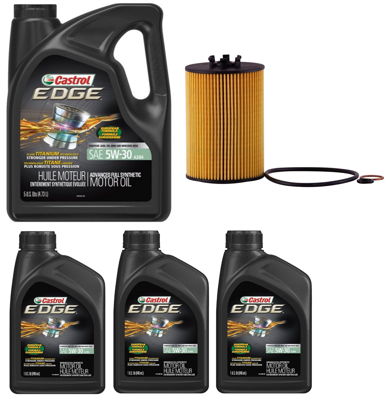 BMW X5 4.8i Oil Change Kit By Castrol 11427542021