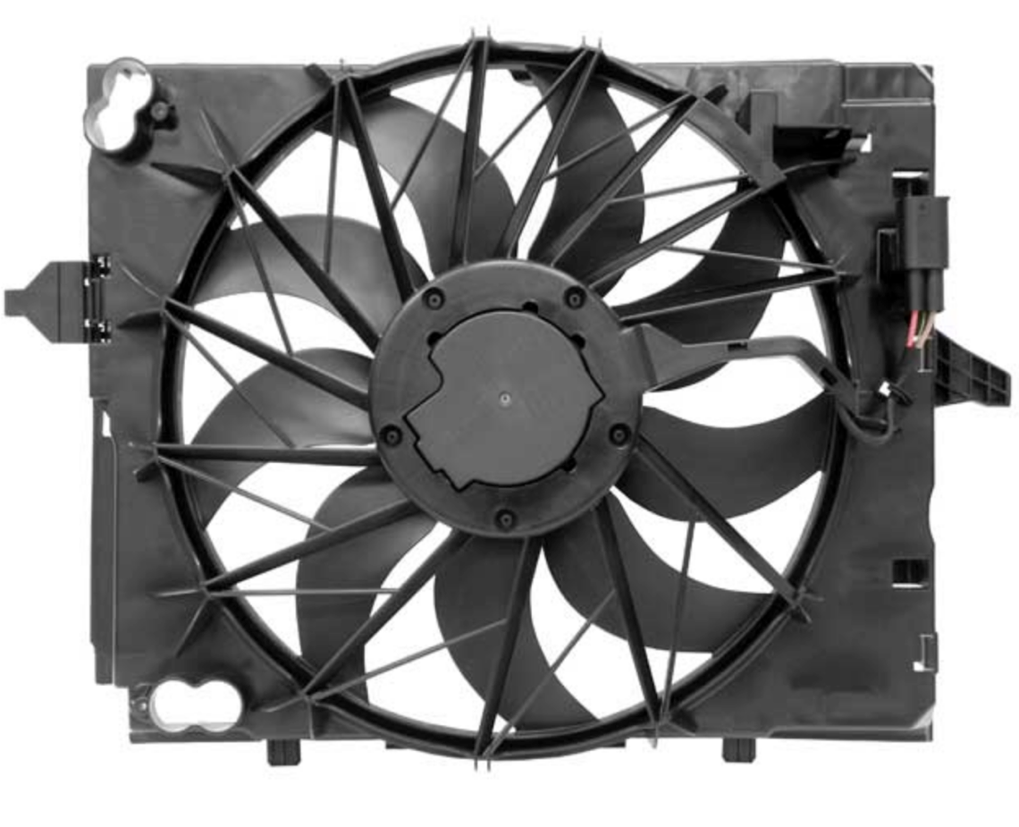 BMW E60 550i Auxiliary Fan OEM 17427534911