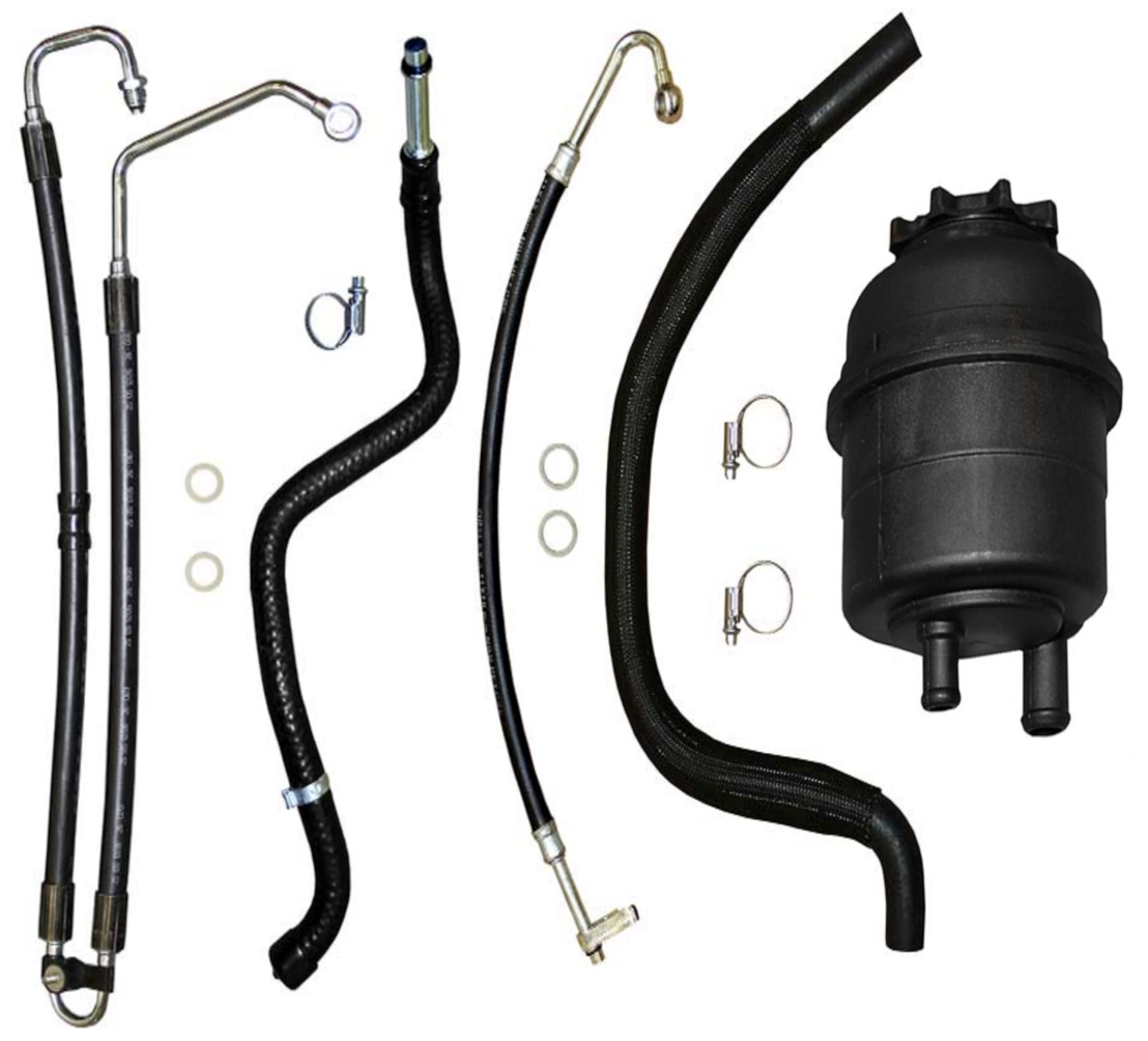 BMW E39 5-Series Power Steering Hose Kit W/ Reservoir | Leaks Fixed