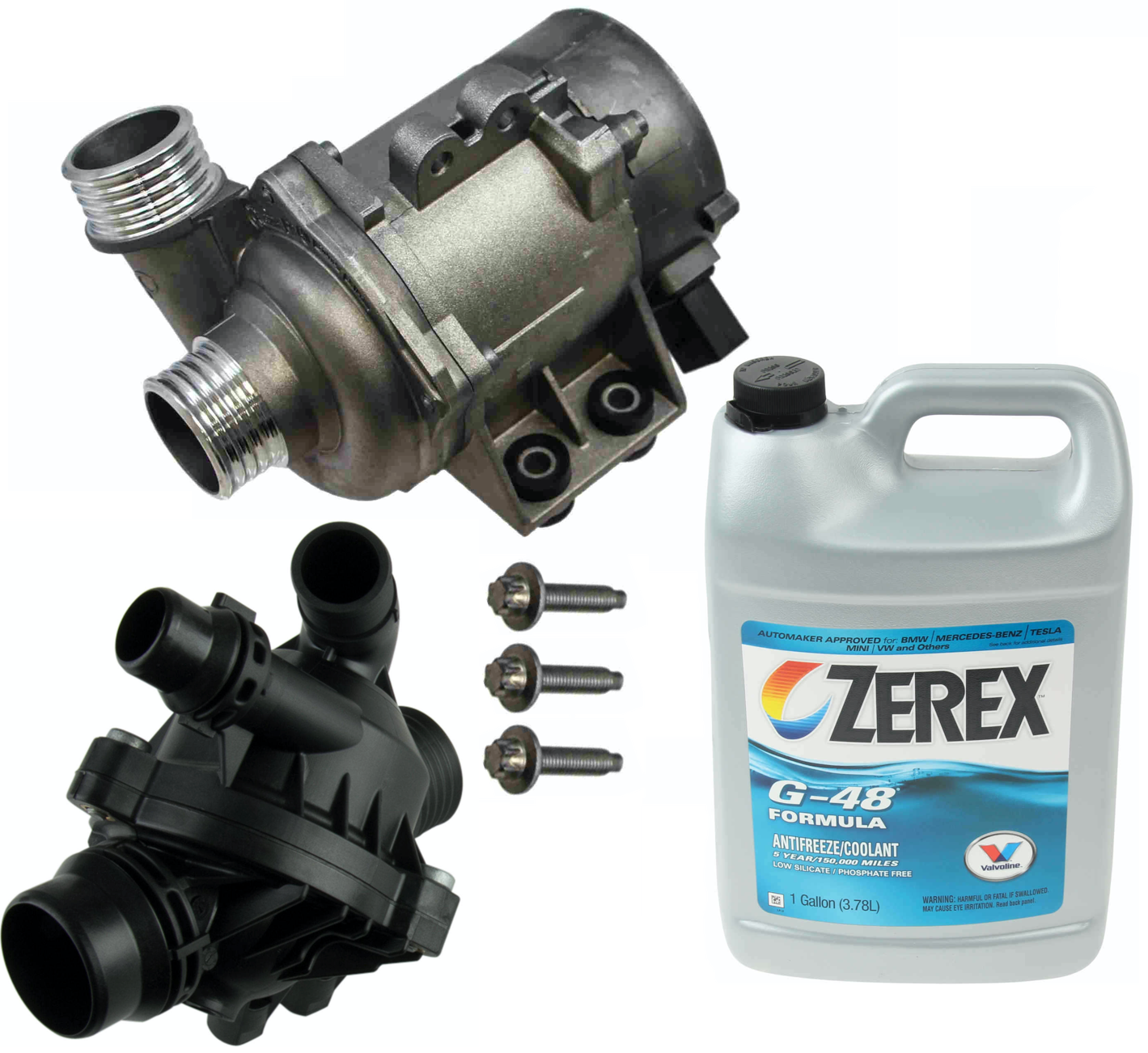 BMW X5 3.0si & xDrive30i New Electric Water Pump Kit OEM 11517586925