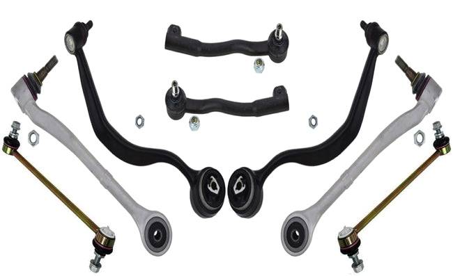 BMW E38 7-Series 8 Piece Front Control Arm Kit By Delphi-Meyle