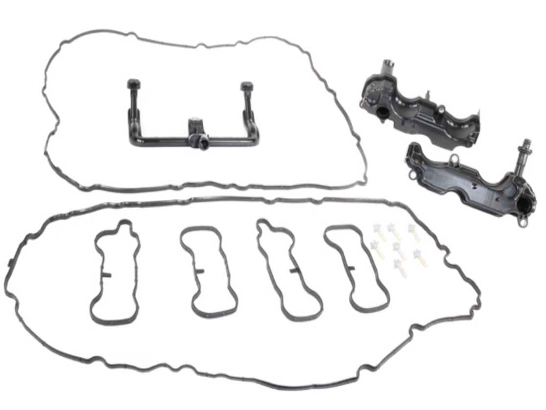 BMW F15 X5 xDrive50i Oil Separator Kit OEM 11158636541 (CCV Kit)