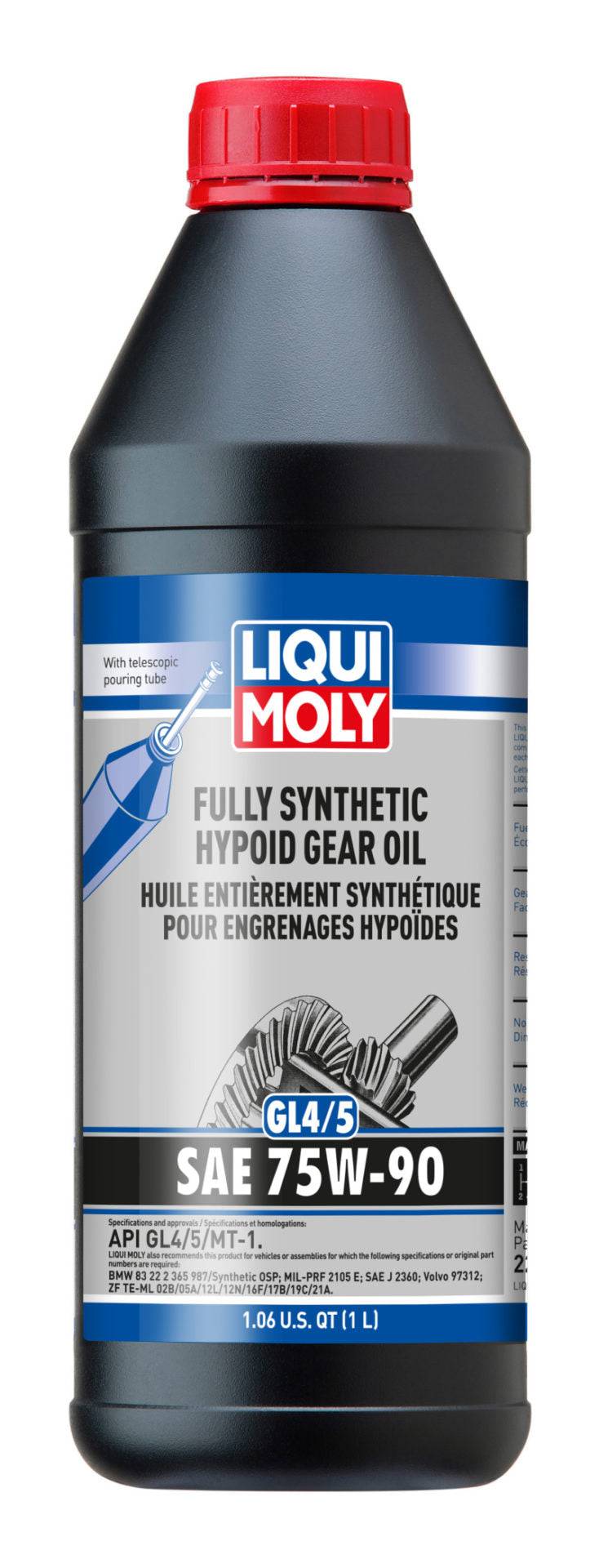 Differential Oil SAE 75W-90 By Liqui Moly 1 Liter 33117695240