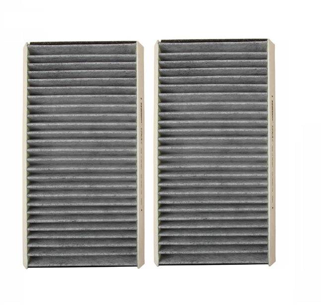 BMW E60/E61 5-Series Charcoal Activated Cabin Air Filter Set By Hengst