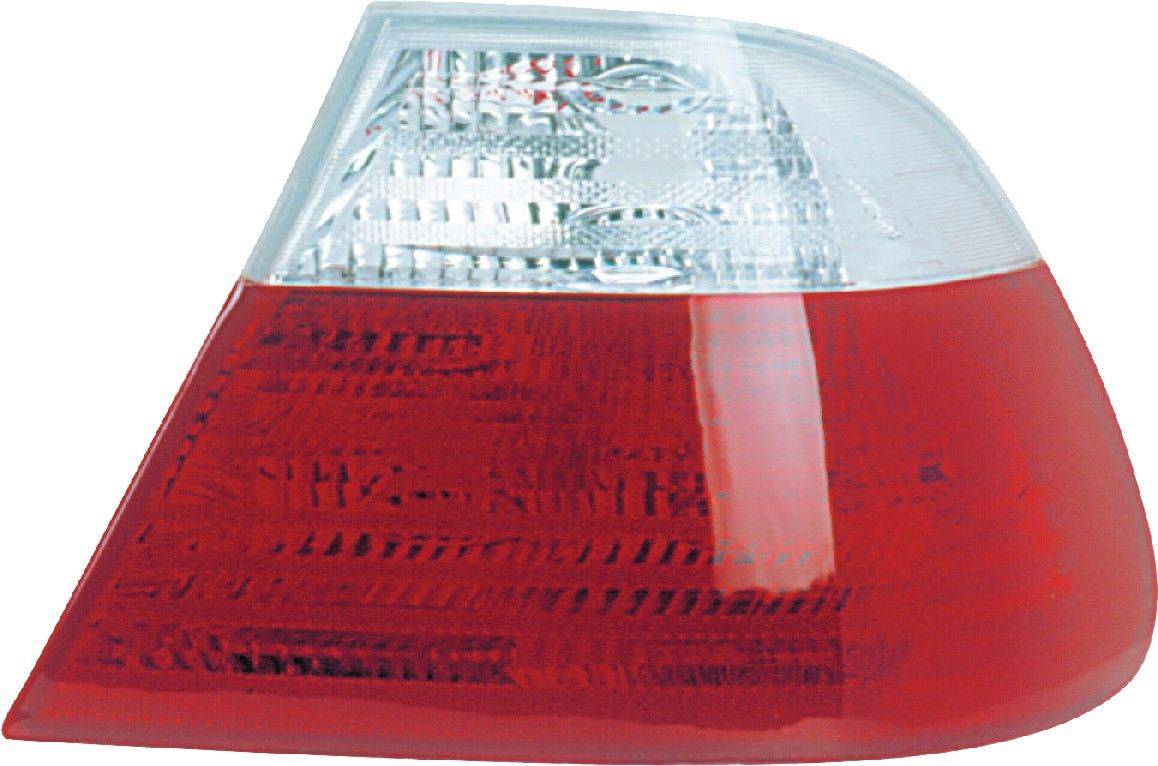 BMW E46 3-Series Tail Light W/ White Turn Signal Fender Mounted By Eag