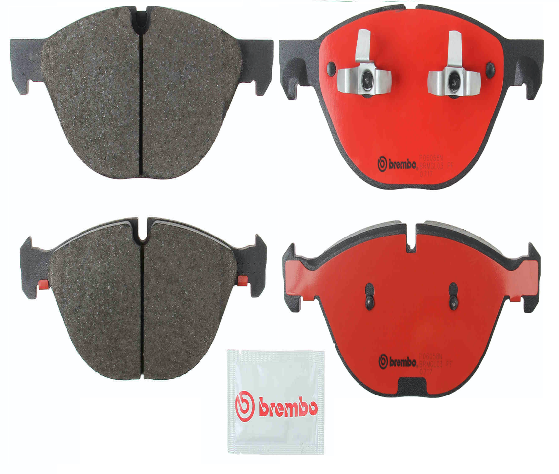 BMW X5 xDrive50i Front Ceramic Brake Pad Set By Brembo 34116791514