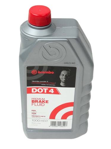 Brembo Premium Brake Fluid DOT 4 (1 Liter Bottle)