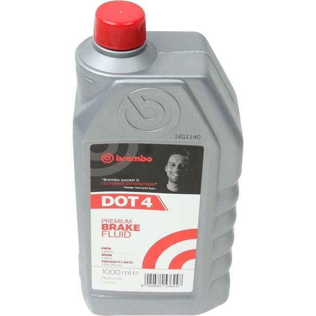 Brembo Premium Brake Fluid DOT 4 (1 Liter Bottle)