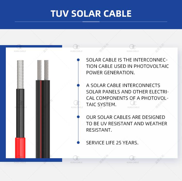 Dây cáp điện năng lượng mặt trời PV1-F Đơn / Hai lõi(图2)