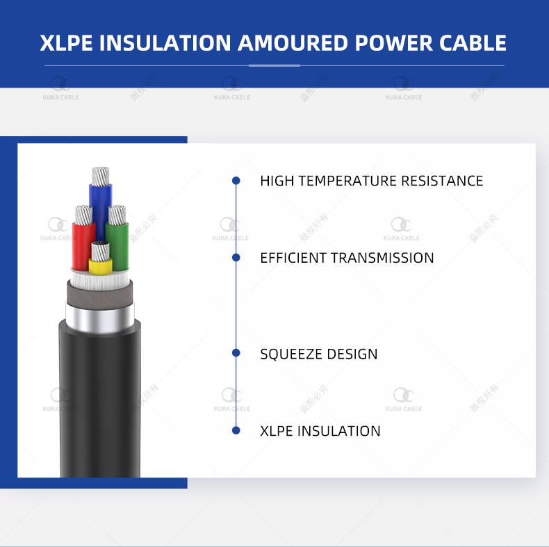 CU / PVC / STA / XLPE Băng thép bọc thép 25mm2 Cáp bọc PVC(图2)