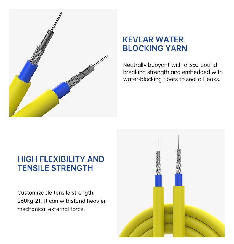 SM Fiber Optic Waterblocking Fathom ROV Remotely Operated Cable(图5)