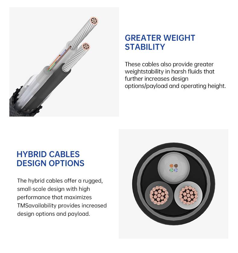 Aerial tethered drone Power Cable For Commercial & Military(图7)