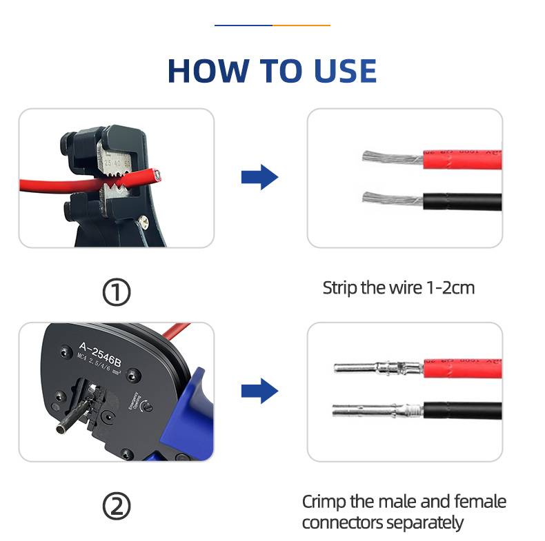 Solar Panel Cable Installation Tool Crimping Terminal Crimper(图6)