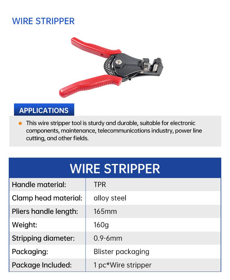 PV Solar Panel Cable Stripper Automatic Wire Stripping Tool(图3)