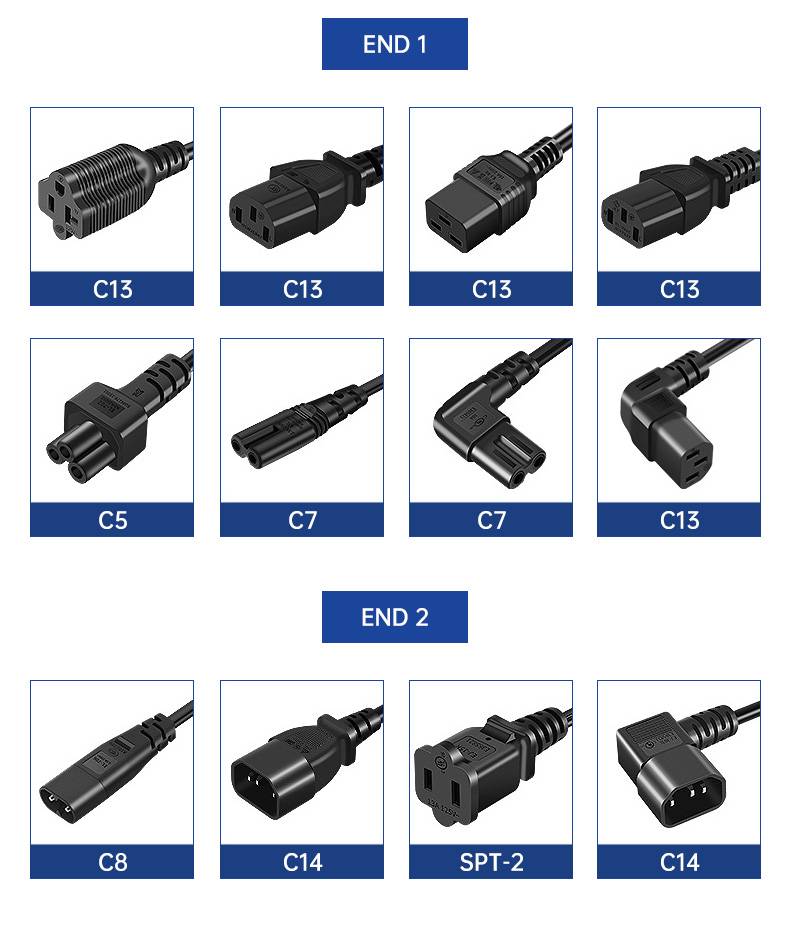 Extension Female Connector Main C5 To Uk Power Cord For Laptop Adapter(图8)