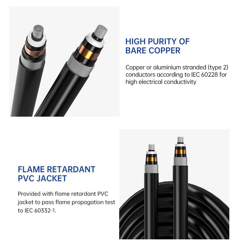 12/20 (24)kV Single Core AL/XLPE/SWA/PVC Power Cable(图5)