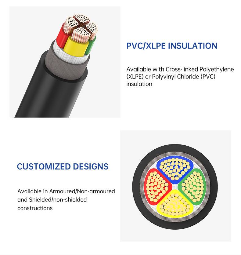 0.6/1KV 4 Core CU/PVC/XLPE Insulated Armoured Power Cable(图6)