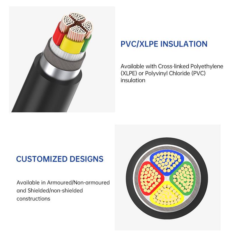 CU/PVC/STA/XLPE Steel Tape Armoured 25mm2 PVC Sheathed cable(图6)