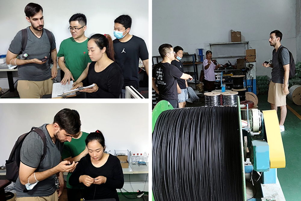 Serbian Customers Visit Our Factory For Inspection Solar Cable(图1)