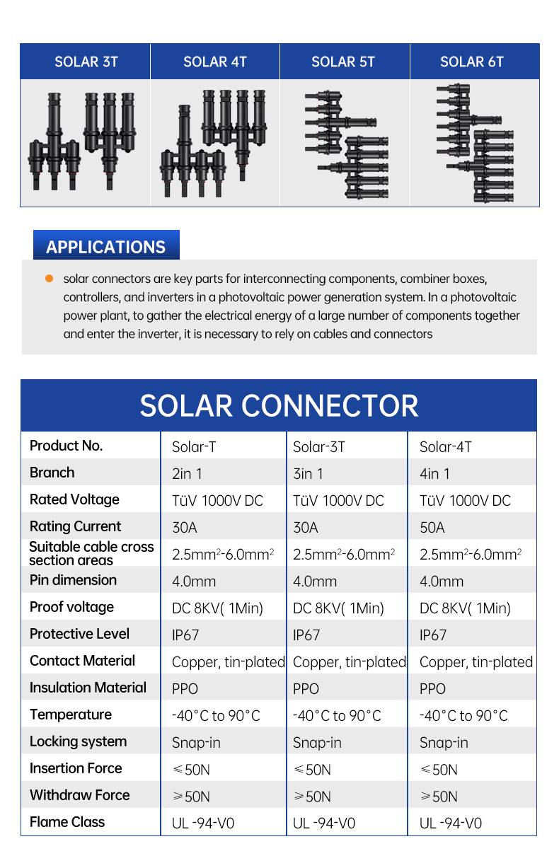 5 in 1 Solar Panel Multi Branch Connector(图3)