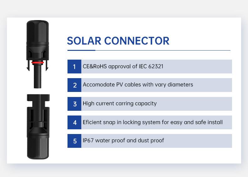 1000V Quick Plug Solar PV Connectors Types (图2)