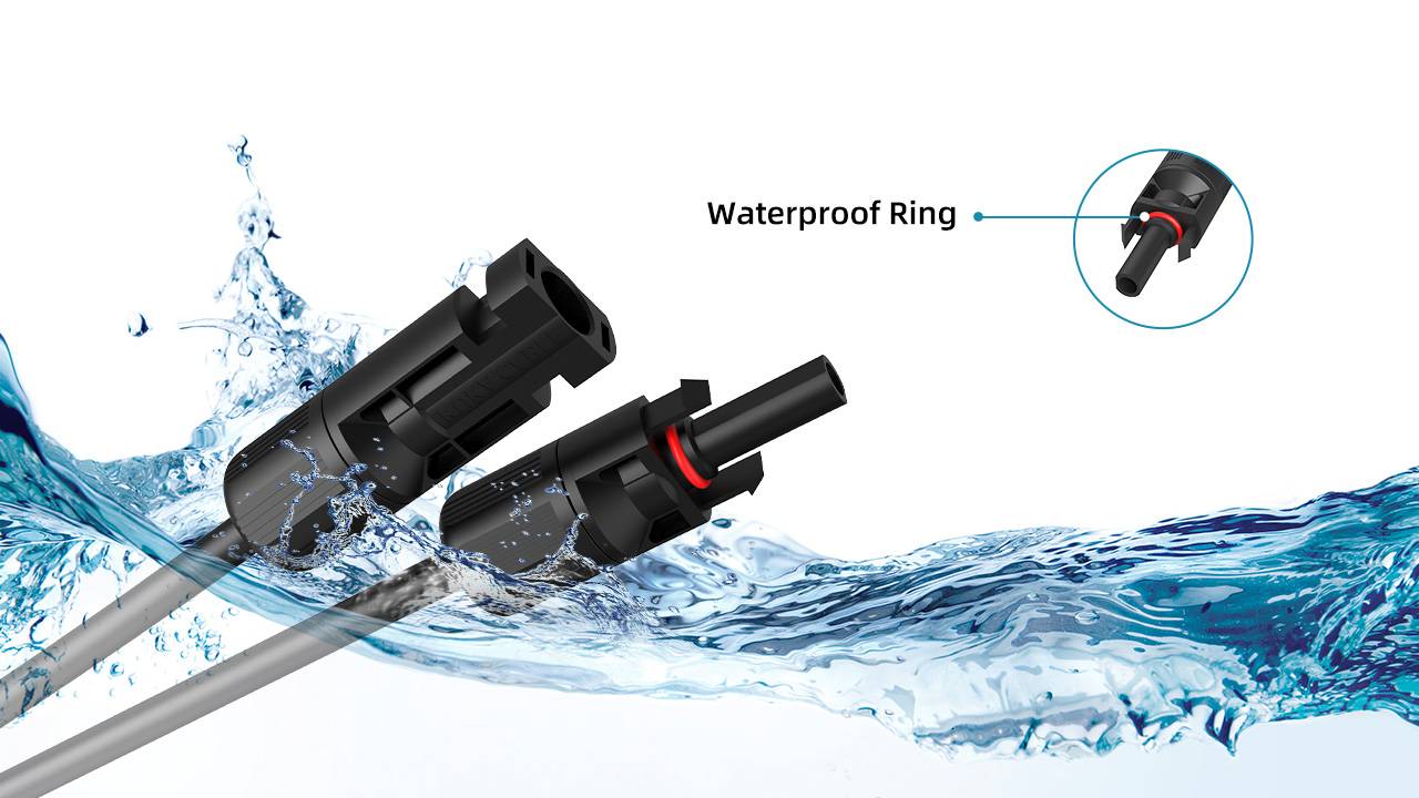 Are MC4 solar connectors waterproof?(图1)