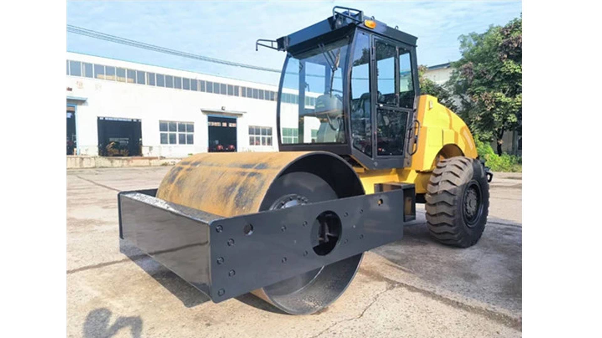 Diesel Engine 10t Single Drum Road Roller Lt210